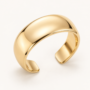Céleste Open Cuff on an ivory background
